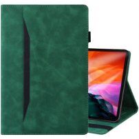Elegantné puzdro s priestorom na karty pre iPad mini 6 / mini 7 - tmavozelené
