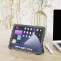Matné puzdro so stojančekom pre iPad mini 6 / mini 7 - petrolejové