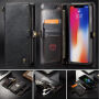 CASEME 2v1 odnímateľné puzdro pre iPhone XS Max – čierna
