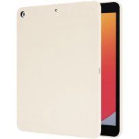 Matný kryt z mäkkého plastu na iPad 10,2" (2019–2021) - béžový