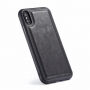 2v1 odnímateľné puzdro s pútkom pre iPhone XS Max – čierna