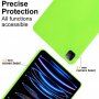Matný kryt z mäkkého plastu na iPad 9,7" (2017/2018) / Air 1/2 / Pro 9,7" - neónovo zelený