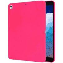 Matný kryt z mäkkého plastu na iPad Air 3 (2019) / Pro 10,5" - neónovo ružový