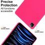 Matný kryt z mäkkého plastu na iPad Air 3 (2019) / Pro 10,5" - neónovo ružový