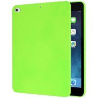 Matný kryt z mäkkého plastu na iPad mini 1/2/3/4/5 - neónovo zelený