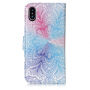2v1 odnímateľné puzdro pre iPhone XS Max – bledomodrý kvet