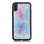 2v1 odnímateľné puzdro pre iPhone XS Max – bledomodrý kvet