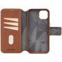 Decoded Detachable Wallet 2v1 odnímateľné flipové puzdro na iPhone 15 Plus - hnedé