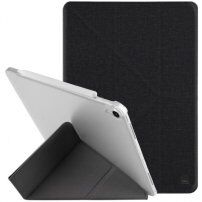 UNIQ Yorker Kanvas Plus puzdro s origami stojančekom pre iPad Air 4 (2020) / Air 5 (2022) / Pro 11" (2018) - čierne