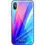 NILLKIN 3v1 darčeková kazeta (ochranný kryt / bezdrôtová nabíjačka / nabíjací kábel) pre iPhone X - modrá