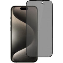 Ochranné tvrdené Anti-Spy sklo na iPhone 15 Pro