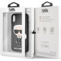 Karl Lagerfeld Ikonik TPU puzdro pre iPhone X/XS – čierna