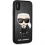 Karl Lagerfeld Ikonik TPU puzdro pre iPhone X/XS – čierna