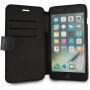 BMW Hexagon leather Book puzdro pre iPhone 7 Plus/8 Plus – čierna