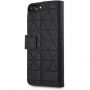 BMW Hexagon leather Book puzdro pre iPhone 7 Plus/8 Plus – čierna