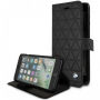 BMW Hexagon leather Book puzdro pre iPhone 7 Plus/8 Plus – čierna