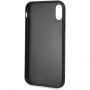 BMW Carbon Red Stripe Hard case kryt pre iPhone XR – čierna