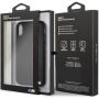 BMW Carbon Red Stripe Hard case kryt pre iPhone XR – čierna