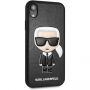 Karl Lagerfeld Ikonik TPU puzdro pre iPhone XR – čierna