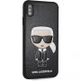 Karl Lagerfeld Ikonik TPU puzdro pre iPhone XS Max – čierna