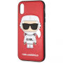 Karl Lagerfeld Space Cosmonaut case kryt pre iPhone XR – červená