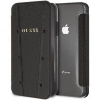 Guess Kaia Book Case puzdro pre iPhone XR – čierna