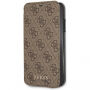 Guess Charms Book Case puzdro pre iPhone XR – hnedá
