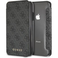 Guess Charms Book Case puzdro pre iPhone XR – sivá