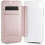 Guess PU Leather Book Case Iridescent puzdro pre iPhone XR – ružovo-zlaté