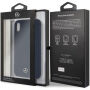 Mercedes Silicon/Fiber case Lining kryt pre iPhone XR – námornícka modrá
