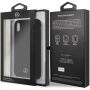 Mercedes Silicon/Fiber case Lining kryt pre iPhone XR – čierna