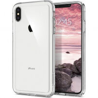Spigen Crystal Hybrid kryt pre iPhone XS Max – číry