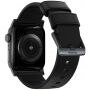 Nomad Active Pro hydrofóbny kožený remienok pre Apple Watch Ultra 49mm / 46mm / 45mm / 44mm / 42mm - čierny