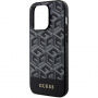 Guess G Cube kryt s MagSafe na iPhone 15 Pro - čierny