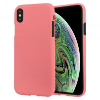 MERCURY GOOSPERY Liquid silikónový kryt pre iPhone XS Max – ružová