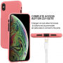 MERCURY GOOSPERY Liquid silikónový kryt pre iPhone XS Max – ružová