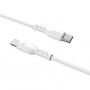JOYROOM SA26-CL3 nabíjací a dátový kábel 30W USB-C/Lightning na iPhone/iPad/iPod/ AirPods - 2 m - biely