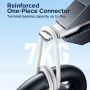 JOYROOM SA26-CL3 nabíjací a dátový kábel 30W USB-C/Lightning na iPhone/iPad/iPod/ AirPods - 2 m - biely