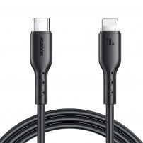 JOYROOM SA26-CL3 nabíjací a dátový kábel 30W USB-C/Lightning na iPhone/iPad/iPod/ AirPods - 2 m - čierny