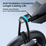 JOYROOM S-A30 Star-Ring Series nabíjací a dátový kábel USB-A/USB-C na iPhone/iPad/AirPods - 1 m - čierny