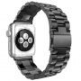 Luxusný remienok z nerezovej ocele na Apple Watch 41 mm / 40 mm / 38 mm - čierny