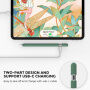 AhaStyle silikónový obal na Apple Pencil (USB-C) - tmavozelený
