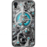 NILLKIN Spacetime kryt so sklenenou zadnou stranou pre iPhone XR