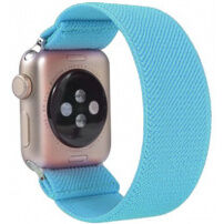 Nylonový navliekací remienok pre Apple Watch Ultra 49mm / 46mm / 45mm / 44mm / 42mm - modrý