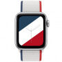 Nylonový remienok so zapínaním na suchý zips pre Apple Watch 42mm / 41mm / 40mm / 38mm - Francúzsko