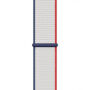 Nylonový remienok so zapínaním na suchý zips pre Apple Watch 42mm / 41mm / 40mm / 38mm - Francúzsko