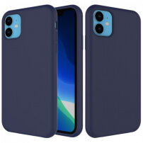 Kryt v originálnom dizajne pre iPhone 11 - tmavomodrý