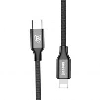 BASEUS lightning/USB-C kábel pre iPhone – 2 m – čierna
