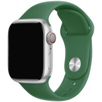 Silikónový remienok s kratšou a dlhšou prackou pre Apple Watch Ultra 49mm / 46mm / 45mm / 44mm / 42mm - tmavozelený