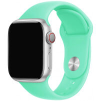 Silikónový remienok s kratšou a dlhšou prackou pre Apple Watch Ultra 49mm / 46mm / 45mm / 44mm / 42mm - mentolový